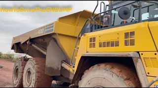 How to Drive The Komatsu HM 400! (Articulated Dump Truck)