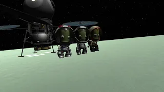 Landing on Minmus with Ion Engines | KSP
