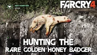 Far Cry 4 - Gulo the Honey badger - Hunting the rare gold honey badger!