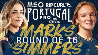 Caroline Marks vs Caitlin Simmers | MEO Rip Curl Pro Portugal - Round of 16 Heat Replay
