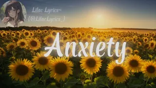 Anxiety by Blackbear lyrics video