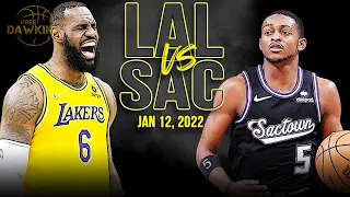 Los Angeles Lakers vs Sacramento Kings | Full Game Highlights | Jan 12, 2022