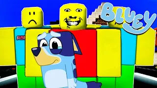 BLUEY INTENTA SOBREVIVIR al PAPA EXTRAÑO y ESTRICTO | Las Aventuras de BLUEY en ROBLOX!