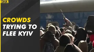 Russia-Ukraine War: Gunshots heard at Kyiv train station as crowd tries to flee Kyiv