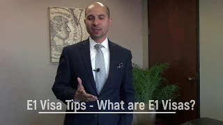 E1 Visa Tips - What is an E1 Visa?
