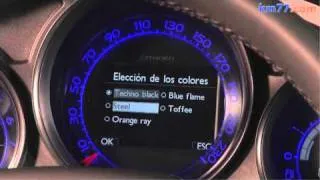 Citroën C4 2011. Configuración de los colores de la instrumentación y señales de aviso. | km77.com