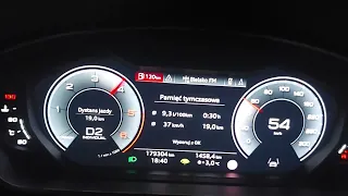 Audi A8 D5 3.0 50 TDI 286 hp 600 Nm acceleration 0-100 km/h