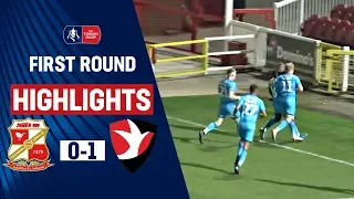 Addai Stunner Seals Win for Robins! | Swindon Town 0-1 Cheltenham Town | Emirates FA Cup 19/20