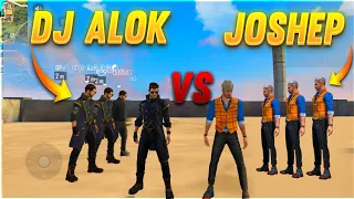DJ ALOK VS JOSHEP FACTORY CHALLENGE 😂| 4 VS 4 WHO WILL WIN?#factoryfreefire