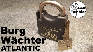 [63] Burg Wächter Atlantic padlock picked