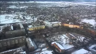 Ту-134. Посадка в Иркутске. Landing in Irkutsk