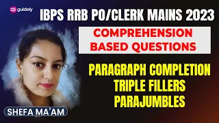 Comprehension Based Questions for IBPS RRB PO/Clerk Mains 2023 By shefa Ma'am