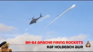 AH-64 APACHE Firing Rockets & Destroying the Air Weapons Range RAF Holbeach | Army Air Corps #apache