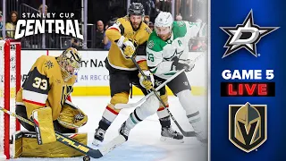 Dallas Stars vs. Vegas Golden Knights | Live Action | Game 5 | Stanley Cup Playoffs