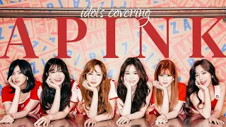 K-pop idols covering Apink songs