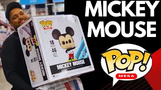Giant 18 inch Mickey Mouse Pop! Mega & Die Cast Mickey Chase...  #Disney #Funko #mickeymouse