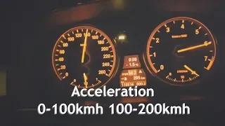 BMW 535i E60 (306HP) - Acceleration 0-100km/h | 100-200 km/h