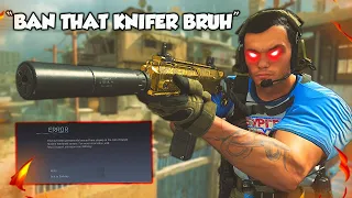 "BAN THAT KNIFER BRUH" (Modern Warfare Rage Reactions)