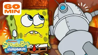 SpongeBob | Alle ROBOTER bei SpongeBob Schwammkopf 🤖 | 60 Minuten Compilation| SpongeBob Schwammkopf