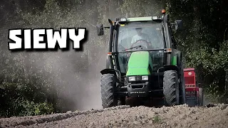 🔥✈️Polna zadyma czyli siewy pszenżyta ✈️🔥Deutz fahr Agrotron 85 & Agro lift & poznaniak ✈️🔥