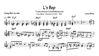 Kenny Barron - L’s Bop (transcription)