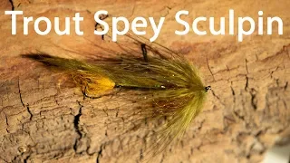 How To Tie An Easy Trout Spey Sculpin | Trout Spey Streamer