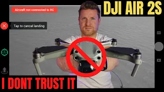DJI AIR 2S - MAJOR CONNECTION ISSUES, NEARLY LOST IT! | DJI FLY 1.4.8