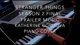 Stranger Things Season 2 Final Trailer Music (HQ piano cover)