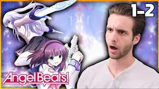 Why is Angel Beats INSANE?! | Angel Beats Episode 1 and 2 Blind Reaction