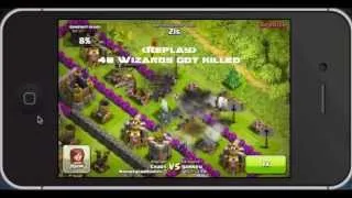 Clash of Clans: Wizardy! Two 48 wizards attacks!