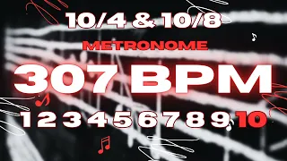 307 BPM - 10/4 & 10/8 Metronome