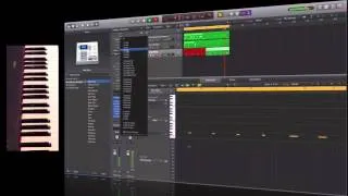 Logic Pro X - old school house jam composition session