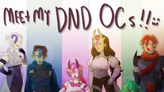 Meet my DnD Characters!! (Speedpaint)