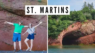 Day Trip to St. Martins, New Brunswick, Canada: Visiting the Sea Caves + Fundy Trail Parkway