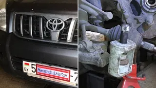 Замена нижней шаровой опоры TOYOTA Prado J120 J150 Lexus GX470 Без снятия  рычага