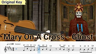 Mary On A Cross - Ghost Violin Sheet