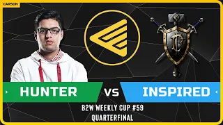 WC3 - B2W Weekly Cup #59 - Quarterfinal: [NE] Hunter vs Inspired [HU]