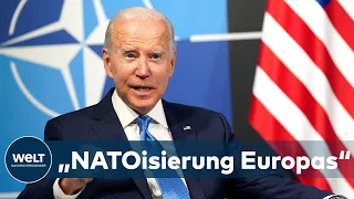 KLARE KANTE VON JOE BIDEN: Aggressor Russland - USA stocken Militär in Europa auf | WELT Dokument