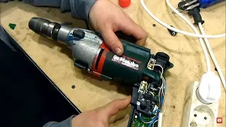 Repair and Refresh 29 Year Old METABO Drill