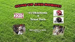 2018 Oklahoma @ Texas Tech One Hour