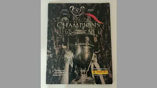 Panini Album "Champions of Europe 1955-2005" full 100% complete