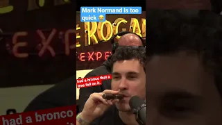 Joe couldn’t keep up with Mark Normand’s witty reply! #joerogan #jre #marknormand #shanegillis