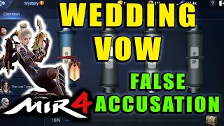 MIR4 - Wedding Vow - False Accusation Guide! Mystery Scroll Quest Walkthrough