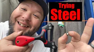 Trying 8mm steel and the longest can cut in history