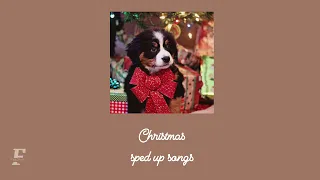 Christmas sped up songs 🎄 part 4 🎁