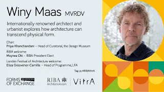 RIBA + VitrA Talks: Winy Maas, MVRDV