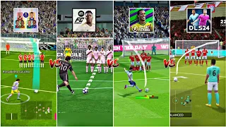 EA FC MOBILE 24 🆚 VLF 🆚 eFOOTBALL MOBILE 🆚 DLS 24 🆚 TOTAL FOOTBALL 🆚 FTS 15 • FREE KICK COMPARISON 🔥