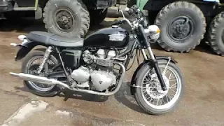 Видео-отчёт о Triumph Bonneville из Японии