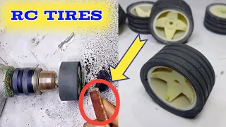 How To Make RC CAR TIRES | होममेड कार टायर बनाएं |#rctires #mrmaliktechnical