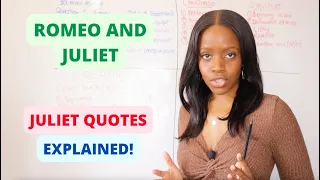 Juliet Character Analysis: Word Level Analysis For Juliet's Key Quotes | English GCSE Mocks Revision